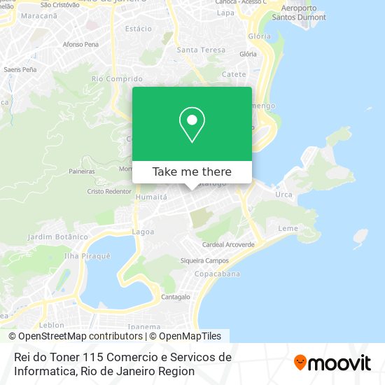 Mapa Rei do Toner 115 Comercio e Servicos de Informatica