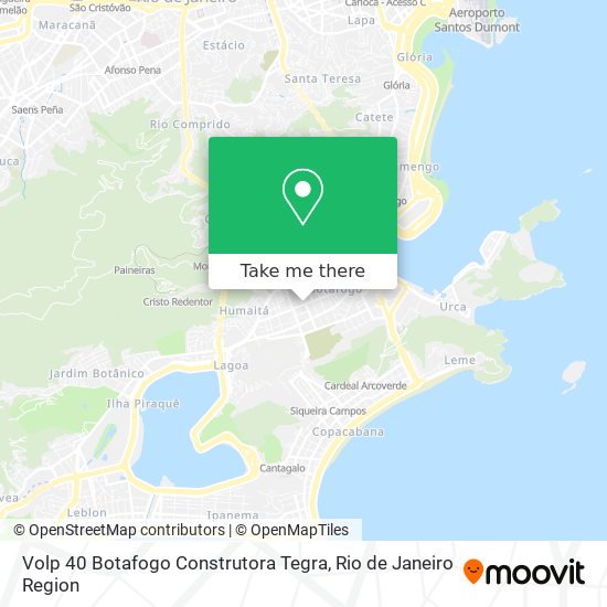 Volp 40 Botafogo Construtora Tegra map