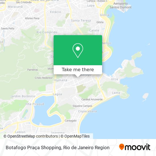 Botafogo Praça Shopping map