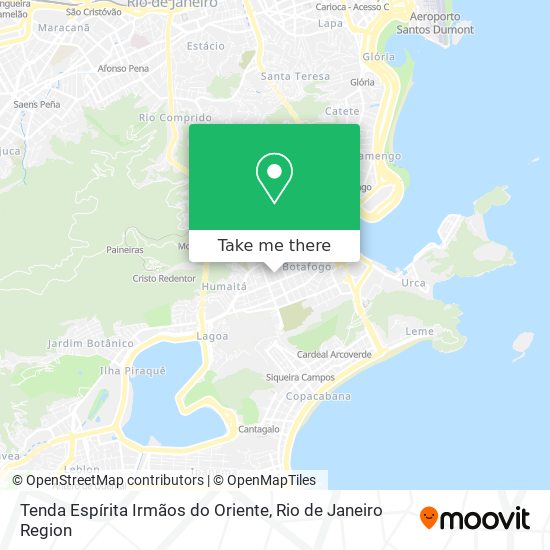 Tenda Espírita Irmãos do Oriente map