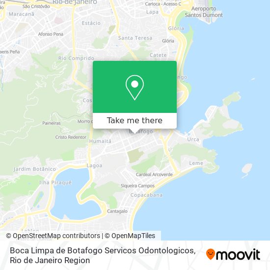 Boca Limpa de Botafogo Servicos Odontologicos map