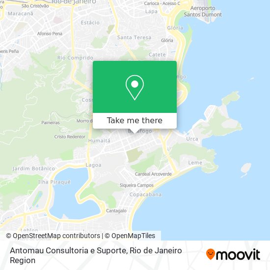 Mapa Antomau Consultoria e Suporte