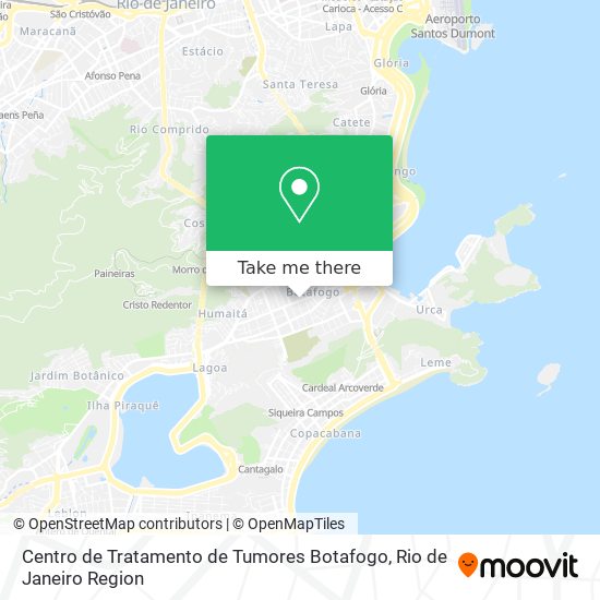 Centro de Tratamento de Tumores Botafogo map