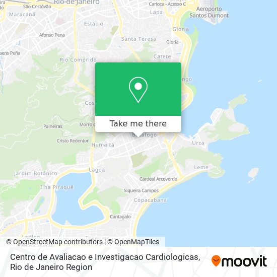 Centro de Avaliacao e Investigacao Cardiologicas map