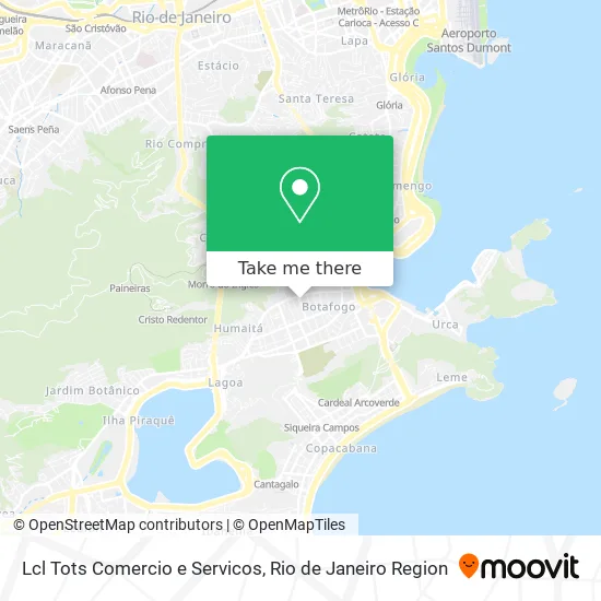 Lcl Tots Comercio e Servicos map