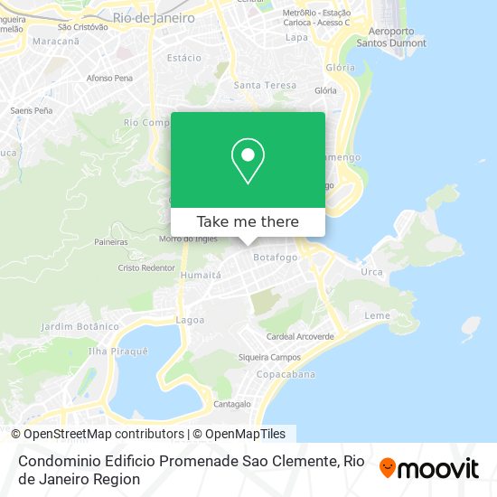 Condominio Edificio Promenade Sao Clemente map