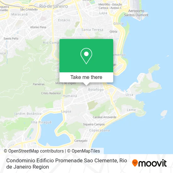 Condominio Edificio Promenade Sao Clemente map