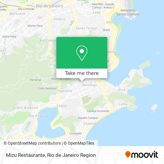 Mizu Restaurante map