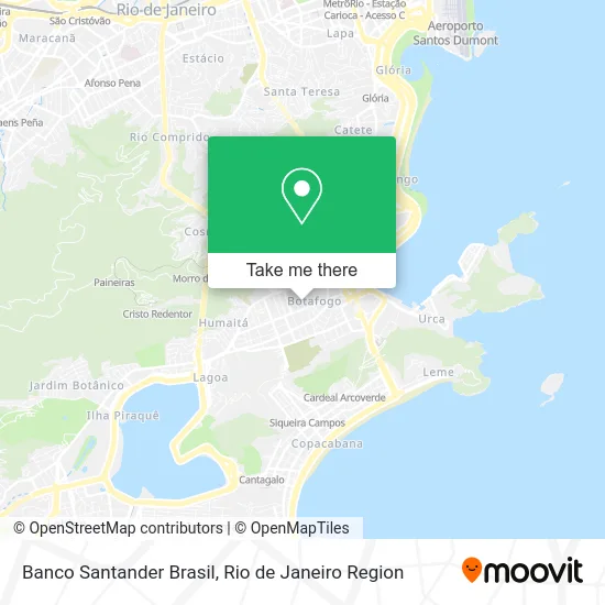 Banco Santander Brasil map