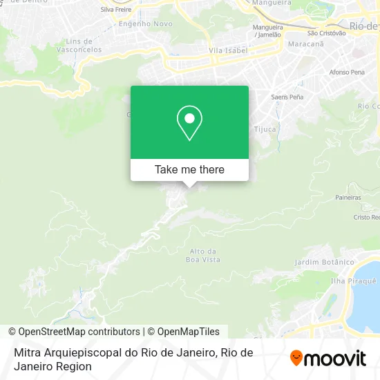 Mitra Arquiepiscopal do Rio de Janeiro map