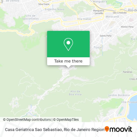 Mapa Casa Geriatrica Sao Sebastiao