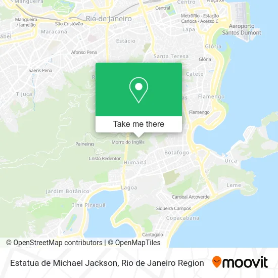Estatua de Michael Jackson map