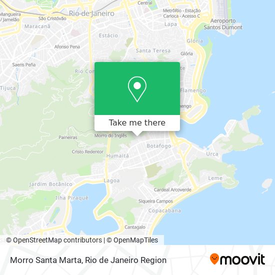Mapa Morro Santa Marta