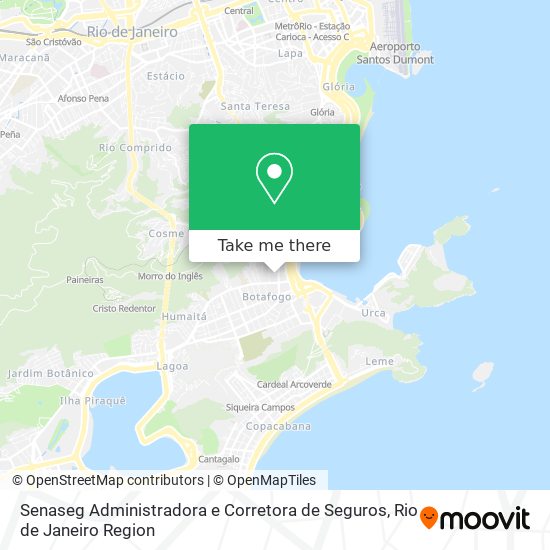 Mapa Senaseg Administradora e Corretora de Seguros