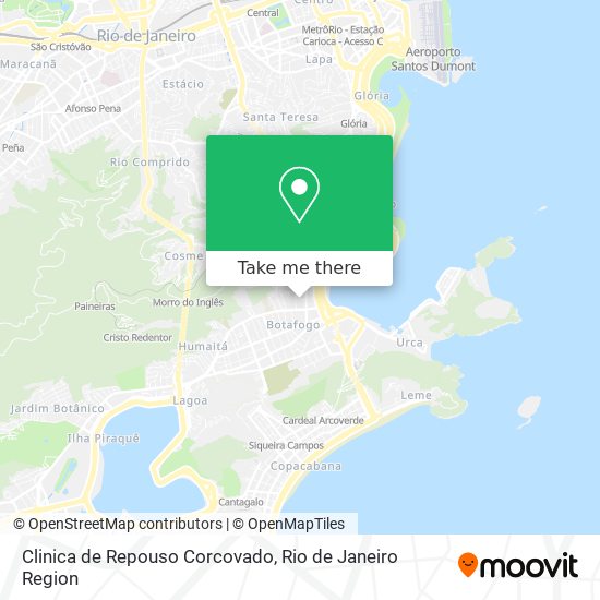 Clinica de Repouso Corcovado map