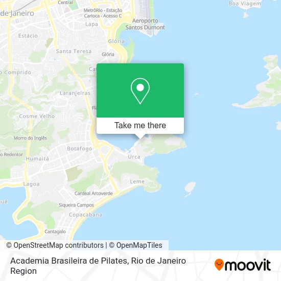 Academia Brasileira de Pilates map