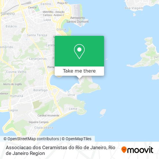 Associacao dos Ceramistas do Rio de Janeiro map