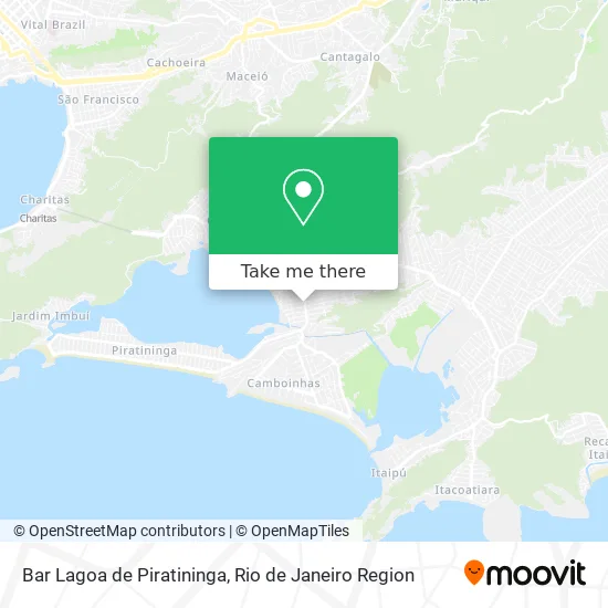 Bar Lagoa de Piratininga map
