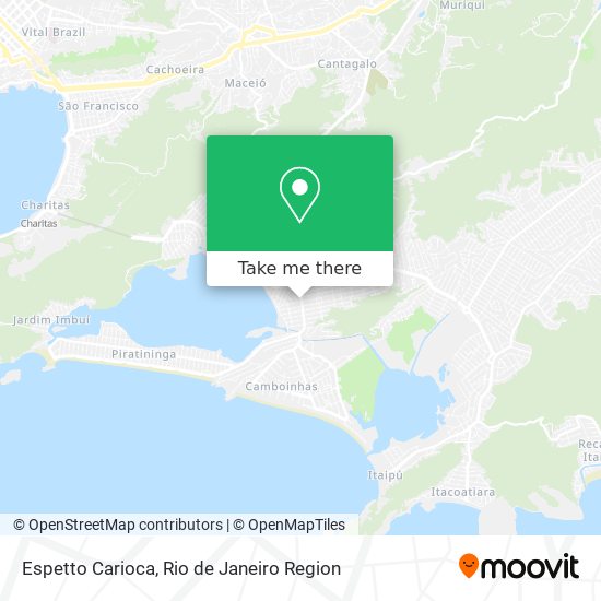 Espetto Carioca map