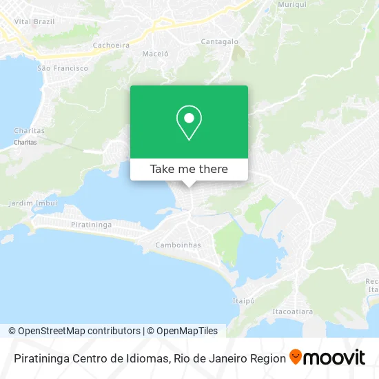 Piratininga Centro de Idiomas map