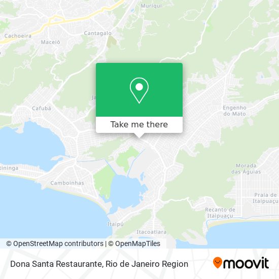 Mapa Dona Santa Restaurante