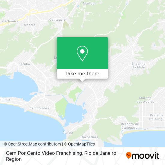 Cem Por Cento Video Franchising map