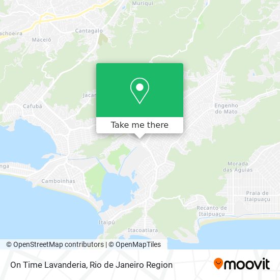 On Time Lavanderia map