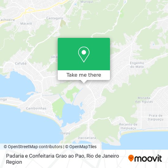 Padaria e Confeitaria Grao ao Pao map