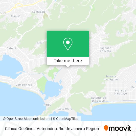 Clínica Oceânica Veterinária map