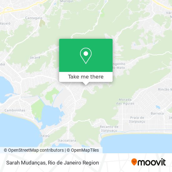 Sarah Mudanças map