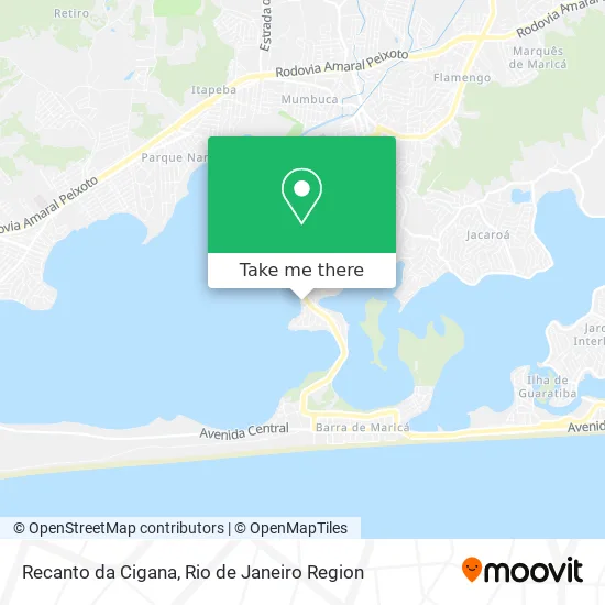 Recanto da Cigana map