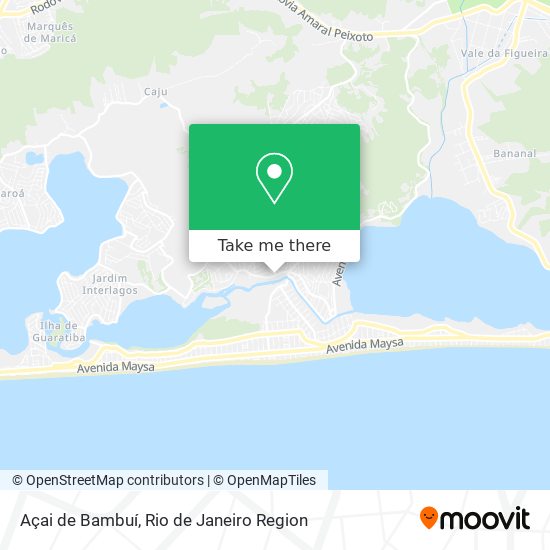 Açai de Bambuí map