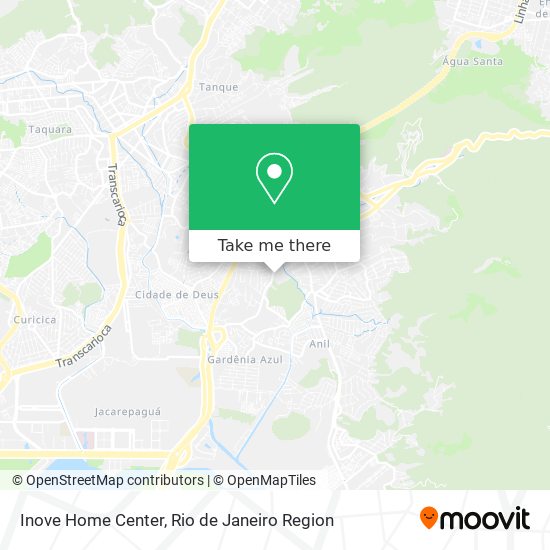 Mapa Inove Home Center