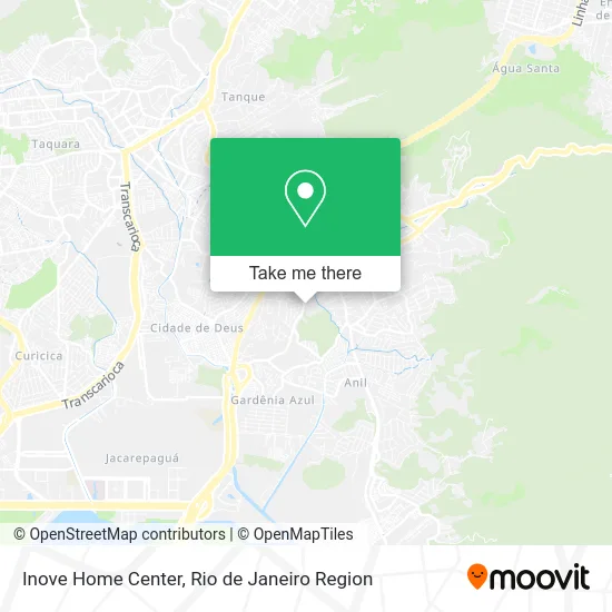 Inove Home Center map