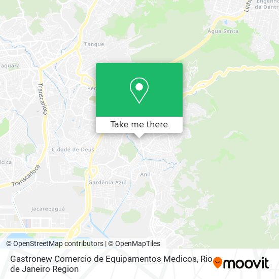 Mapa Gastronew Comercio de Equipamentos Medicos