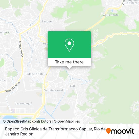 Espaco Cris Clinica de Transformacao Capilar map