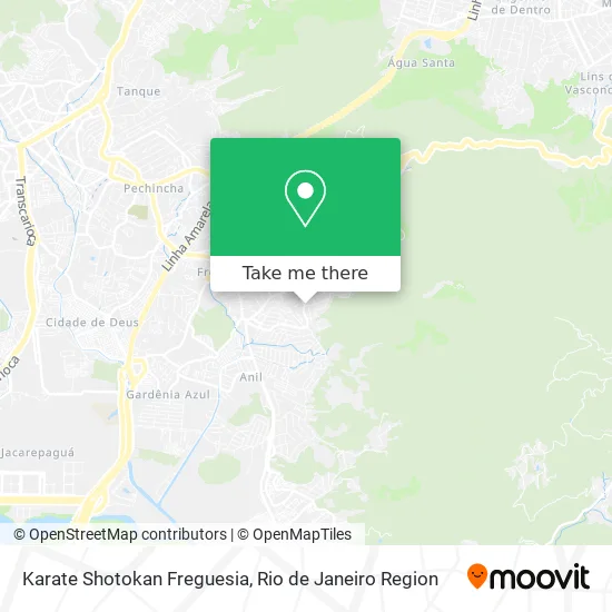 Karate Shotokan Freguesia map