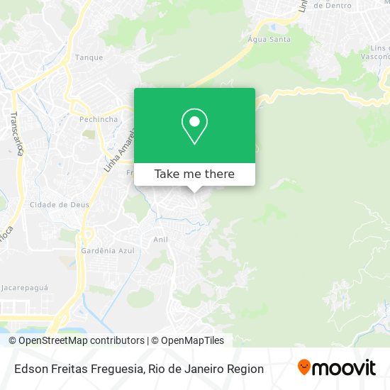 Edson Freitas Freguesia map