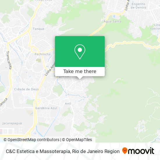 C&C Estetica e Massoterapia map