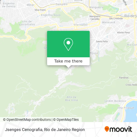 Jsenges Cenografia map