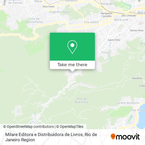 Milare Editora e Distribuidora de Livros map