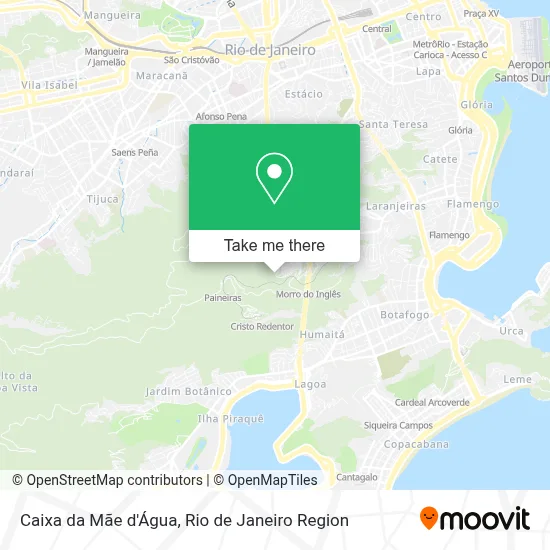 Caixa da Mãe d'Água map