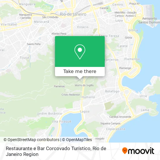 Restaurante e Bar Corcovado Turístico map