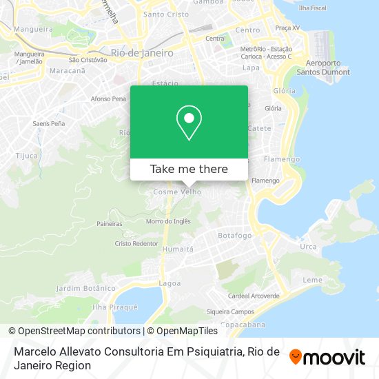 Marcelo Allevato Consultoria Em Psiquiatria map