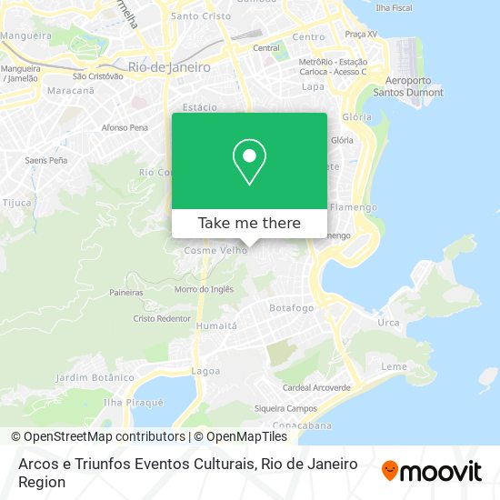 Arcos e Triunfos Eventos Culturais map