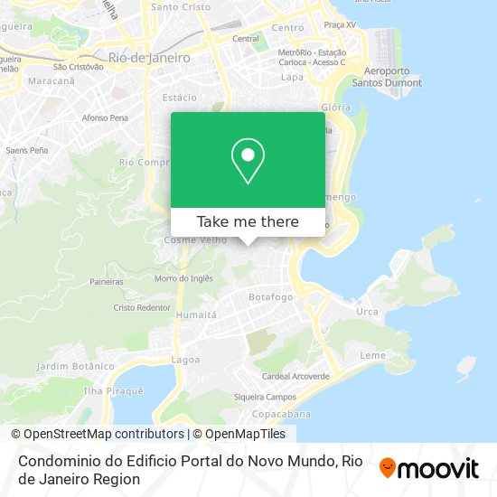 Mapa Condominio do Edificio Portal do Novo Mundo