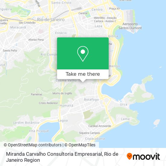 Mapa Miranda Carvalho Consultoria Empresarial