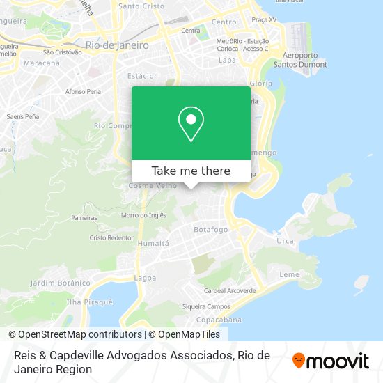 Mapa Reis & Capdeville Advogados Associados