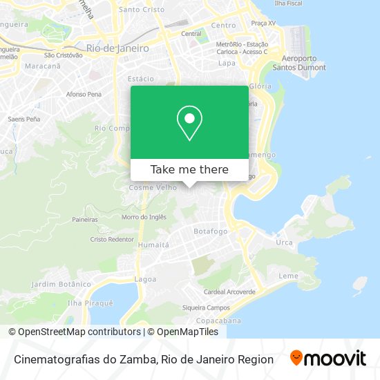 Cinematografias do Zamba map