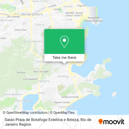 Salao Praia de Botafogo Estetica e Beleza map